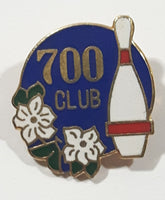 700 Bowling Award Enamel Metal Lapel Pin