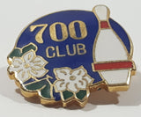 700 Bowling Award Enamel Metal Lapel Pin