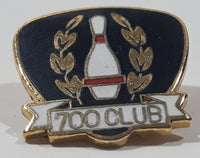 700 Bowling Award Enamel Metal Lapel Pin