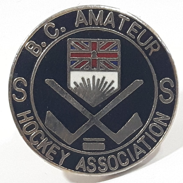 Vintage B.C. Amateur Hockey Association 3/4" Enamel Metal Lapel Pin