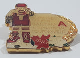 1991 Burnaby Minor Bantam International Tournament Ice Hockey 1 1/8" x 1 3/8" Enamel Metal Lapel Pin