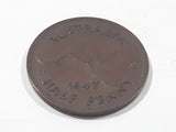 1943 Australia King George VI Half Penny Copper Metal Coin