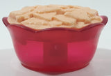 Nacho Chips 1 1/4" Pink Plastic Bowl Toy Figure Accessory Replacement