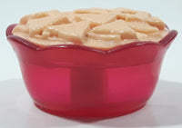 Nacho Chips 1 1/4" Pink Plastic Bowl Toy Figure Accessory Replacement
