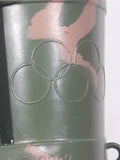 No. 2392 Green Camouflage Plastic Toy Binoculars with Olympic Rings On It