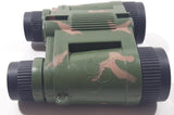 No. 2392 Green Camouflage Plastic Toy Binoculars with Olympic Rings On It