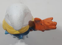 2013 Peyo Smurf "Party Planner" #2 Holding Magic Wand McDonalds Happy Meal Collectible Toy Figurine - Vietnam