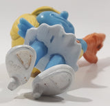 2013 Peyo Smurf "Party Planner" #2 Holding Magic Wand McDonalds Happy Meal Collectible Toy Figurine - Vietnam