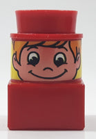 Vintage Ritvik Mega Bloks Boy Girl Red Single Plastic Building Block