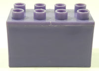 Extremely Rare Early 2000's Nestle Smarties Purple Opening Chest Duplo Style Plastic Building Block