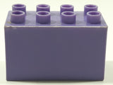 Extremely Rare Early 2000's Nestle Smarties Purple Opening Chest Duplo Style Plastic Building Block