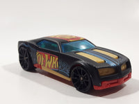 2015 Hot Wheels HW Race: World Race Bully Goat Matte Black Die Cast Toy Car Vehicle