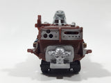 1994 Hot Wheels Road Wars King Wrex Brown Plastic Die Cast Toy Car Vehicle