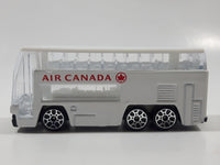 RealToy Air Canada Shuttle Double Decker 73 White Die Cast Toy Car Vehicle