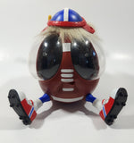 1999 Playmates Ooglies Gridiron Football Shaped 5 1/2" Tall Light Up Eyes Animated Moving Shaking Sound Making Toy Figure