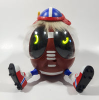 1999 Playmates Ooglies Gridiron Football Shaped 5 1/2" Tall Light Up Eyes Animated Moving Shaking Sound Making Toy Figure