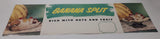 Vintage Banana Split Rich With Nuts And Fruit Store Window Advertisement