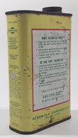 Vintage Liquid Kleen-Flo Diesel Fuel Oil Conditioner 16 Fluid Ounces 6 1/8" Metal Canister