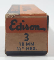 Vintage Edison Albanite Insulated Spark Plug 3 10 MM 5/8" Hex In Box