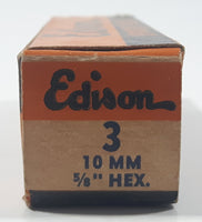 Vintage Edison Albanite Insulated Spark Plug 3 10 MM 5/8" Hex In Box