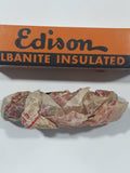 Vintage Edison Albanite Insulated Spark Plug 3 10 MM 5/8" Hex In Box