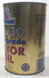 Vintage Safeway 10w30 Multigrade Motor Oil 5 7/8" Tall 1 Litre Metal Oil Can