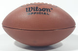 1990s Radio Shack Wilson Official Football Shaped AM Transistor Radio 6 1/2" Long