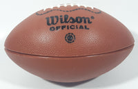 1990s Radio Shack Wilson Official Football Shaped AM Transistor Radio 6 1/2" Long