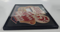 Vintage Style 1991 Pepsico Pepsi Cola Bigger Better 5 Cents Cardboard Advertising Sign in 11 3/8" x 14 3/8" Black Frame