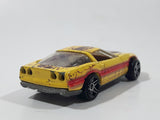 2006 Hot Wheels 1980 Corvette Yellow Die Cast Toy Car Vehicle