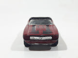 2007 Hot Wheels '69 Camaro Convertible Metalflake Dark Red Die Cast Toy Car Vehicle