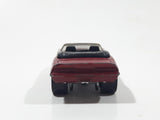 2007 Hot Wheels '69 Camaro Convertible Metalflake Dark Red Die Cast Toy Car Vehicle