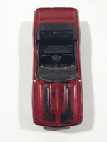 2007 Hot Wheels '69 Camaro Convertible Metalflake Dark Red Die Cast Toy Car Vehicle