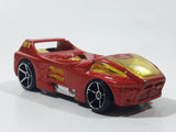 2006 Hot Wheels First Editions Mega Thrust Night Burner Red Die Cast Toy Race Car Vehicle