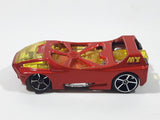 2006 Hot Wheels First Editions Mega Thrust Night Burner Red Die Cast Toy Race Car Vehicle