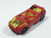 2006 Hot Wheels First Editions Mega Thrust Night Burner Red Die Cast Toy Race Car Vehicle