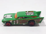 2010 Hot Wheels Demolition Derby Jack Hammer Green Die Cast Toy Car Vehicle