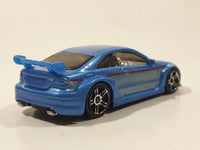 2008 Hot Wheels Web Trading Cars AMG Mercedes CLK DTM Metalflake Light Blue Die Cast Toy Car Vehicle