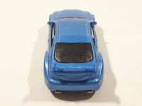 2008 Hot Wheels Web Trading Cars AMG Mercedes CLK DTM Metalflake Light Blue Die Cast Toy Car Vehicle