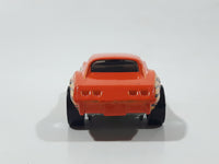 1998 Hot Wheels Tattoo Machines Corvette Stingray Orange Die Cast Toy Car Vehicle