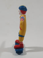 2004 McDonald's Ronald McDonald Skateboarding 3 1/2" Tall Toy Figure