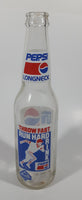 Rare Hard To Find Vintage Pepsi Cola Long Neck "Throw Fast Run Hard Drink Pepsi" Vancouver Canadians Baseball Team 355mL Clear Glass Bottle