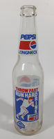 Rare Hard To Find Vintage Pepsi Cola Long Neck "Throw Fast Run Hard Drink Pepsi" Vancouver Canadians Baseball Team 355mL Clear Glass Bottle