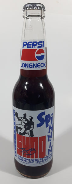 1993 Pepsi Cola Long Neck Shaq 92-93 Season Spinnin' 9 3/8" Tall 354mL Glass Bottle