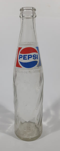 Vintage 1970s Pepsi Cola 10.6 oz fl 300mL English & French Glass Pepsi Bottle