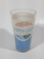 Vintage Pepsi Cola 5 1/8" Tall Glass Cup Faded