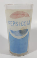 Vintage Pepsi Cola 5 1/8" Tall Glass Cup Faded