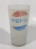 Vintage Pepsi Cola 5 1/8" Tall Glass Cup Faded