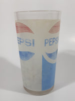 Vintage Pepsi Cola 5 1/8" Tall Glass Cup Faded