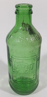 Vintage 1960s 7up "You Like It" "It Likes You" 10 Fl oz 6 1/4" Tall Stubby Embossed Green Glass Beverage Bottle